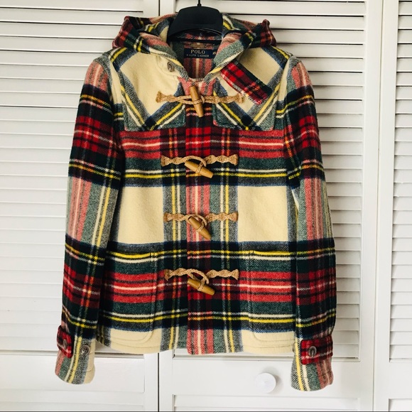 Polo Ralph Lauren 100% wool plaid jacket XS - Picture 3 of 13